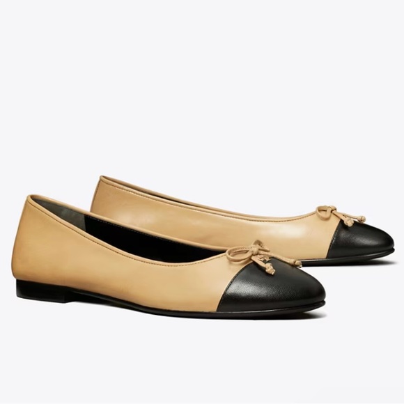 Tory Burch Cap-Toe Ballet Flats (Brand New!) - Picture 1 of 4